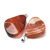 Natural Banded Agate Pendants GG-K002-05F-3