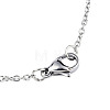 Non-Tarnish 201 Stainless Steel Pendant Necklaces NJEW-S105-JN605-45-1-3