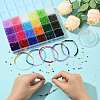 138g 23Colors Transparent Acrylic Beads TACR-FS0001-69-5