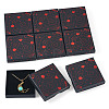 10Pcs Hot Stamping Planet Cardboard Jewelry Packaging Boxes CON-TA0001-44C-1