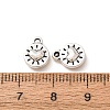 Tibetan Style Alloy Charms AL-CBA5212-05AS-3