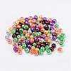 Halloween Mix Pearlized Glass Pearl Beads HY-X006-4mm-07-2