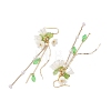 Flower Acrylic Dangle Earrings EJEW-JE05881-4