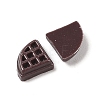 Luminous Resin Imitation Chocolate Decoden Cabochons RESI-K036-28F-02-4