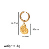304 Stainless Steel Hoop Dangle Earrings WG37D9E-08-1
