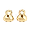 Brass Bead Cap Bails KK-H292-41G-1