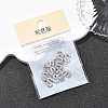 SHEGRACE Brass Micro Pave Clear Cubic Zirconia Pendants XGRQ29910-394P-S-6