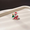 Christmas Cartoon Alloy with Resin Finger Rings WGF9627-02-1