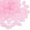 Frosted Transparent Acrylic Beads OACR-P029-04B-05-2