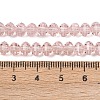 Transparent Glass Beads Strands GLAA-G125-01A-02-4