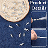30Pcs 3 Styles Brass Cord Ends KK-BBC0026-08S-6