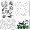 Globleland 1 Sheet PVC Plastic Stamps DIY-GL0009-05-1