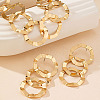 Alloy Ring Link Chain Necklaces & Stud Dangle Earrings Setss FS-WGED5D3-01-4