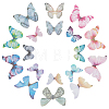 180Pcs 18 Style Polyester Fabric Wings Crafts Decoration DIY-SC0019-38-1