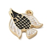 Ocean Theme Alloy Enamel Pendants ENAM-A009-02G-05-2