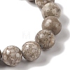 10mm Round Natural Maifanite Braided Bead Bracelets BJEW-C067-01C-06-3