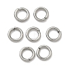 Tarnish Resistant 304 Stainless Steel Open Jump Rings STAS-Q186-02-4x0.7mm-1