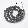 Natural Labradorite Beads Strands G-S150-47-8mm-2