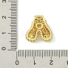 Rack Plating Brass Clear Cubic Zirconia Pendants KK-S378-01G-A-3