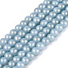 Baking Paint Glass Pearl Beads Strands DGLA-ZX001-05B-16-1