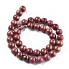 Natural Mashan Jade Beads Strands G-F670-A26-10mm-2