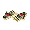 Alloy Enamel Pendants ENAM-J650-05G-02-4