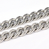 201 Stainless Steel Cuban Link Chains CHS-L001-64-1