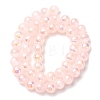 Plating Natural Selenite Beads Strands G-G120-A01-01-02-3