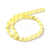 Macaron Color Natural Selenite Beads Strands X1-G-B102-A01-03-2