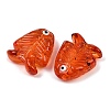 Transparent Glass Enamel Beads LAMP-U004-06Q-4