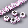 Opaque Resin European Beads RPDL-T004-01J-1