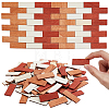 180Pcs 3 Colors Mini Wood Floorboards AJEW-WR0003-80-1