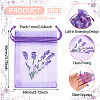 20Pcs Polyester Mesh Sachet Packing Drawstring Bgas ABAG-TA0002-20E-3