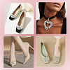 WADORN 4Pcs 2 Styles Alloy Crystal Rhinestone Wedding Shoe Decorations AJEW-WR0002-38-6