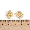 Brass Micro Pave Cubic Zirconia Pendants KK-F902-06A-G-3