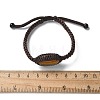 Natural Tiger Eye Beads Bracelets BJEW-H626-02-10-5