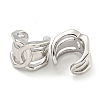 Brass Cuff Earrings for Women EJEW-C104-160P-2