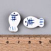 Handmade Porcelain Ceramic Beads PORC-Q005-06D-3