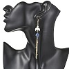 Natural Gemstone Dangle Earrings EJEW-JE06813-2