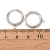 201 Stainless Steel Hoop Earring Findings SA-CBA9743-02P-A-3