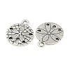 Tibetan Style Alloy Pendants TIBEP-GC017-AS-RS-2