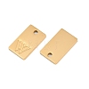 304 Stainless Steel Pendants SA-CBA1839-21G-W-2