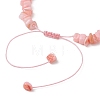 Adjustable Natural Freshwater Shell & Dyed Synthetic Turquoise Beads Braided Bead Bracelets for Women BJEW-JB13105-03-4