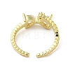Rack Plating Brass Micro Pave Cubic Zirconia Finger Ring RJEW-C072-29G-3
