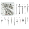 15Pcs 15 Styles Alloy Pendants FIND-YW0004-81-1