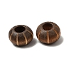 Wood European Beads WOOD-A026-09-2