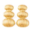 Ion Plating(IP) 304 Stainless Steel Stud Earrings for Women EJEW-L272-032G-03-1