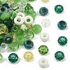 90Pcs 9 Colors Glass European Beads GLAA-YW0005-68-2