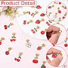 30Pcs Alloy Enamel European Dangle Charms PALLOY-BM00017-7