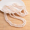 Natural Pearl Beads Necklace NJEW-P129-B-06-1
